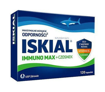 Iskial Immuno Max + Czosnek 6+ kapsułki, 120 sztuk