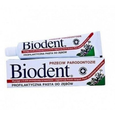 BIODENT Pasta do zębów przeciw parodontozie, 75g