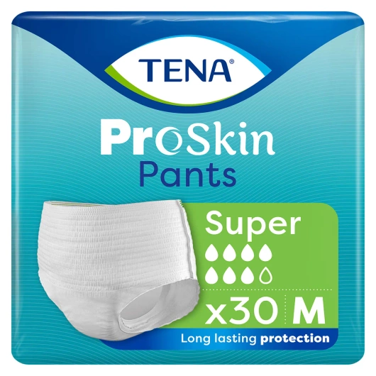Tena Pants ProSkin Super Rozmiar M (80-110cm) Majtki chłonne, 30 sztuk