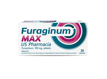 Furaginum Max US Pharmacia 100mg, 30 tabletek