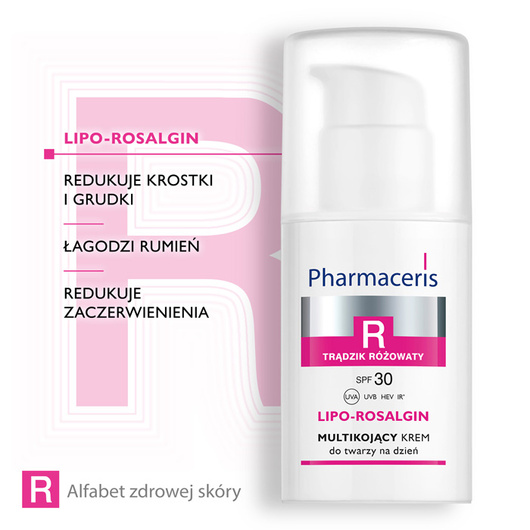 Pharmaceris R Lipo-Rosalgin Multikojący krem do twarzy na dzień SPF 30, 30 ml