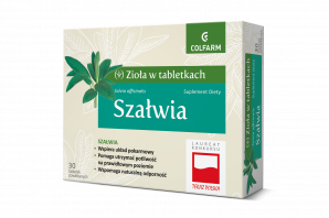 SZAŁWIA x 30 tabletek powlekanych