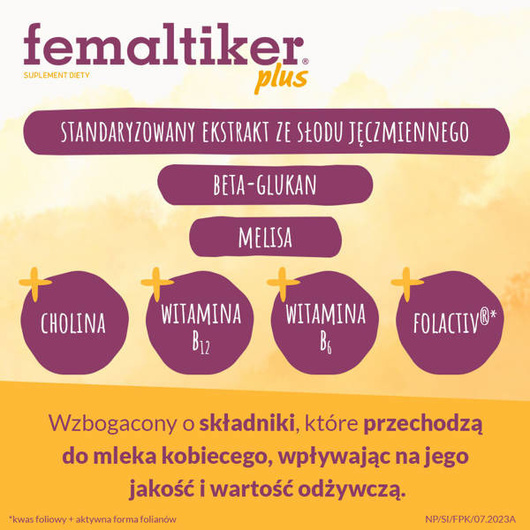 Femaltiker® Plus o smaku karmelowym, 12 saszetek
