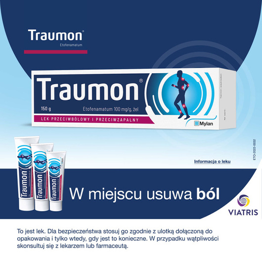 Traumon żel 100mg/g, 150 g