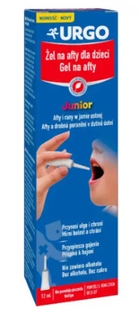 URGO Żel na afty dla dzieci Junior, 8ml