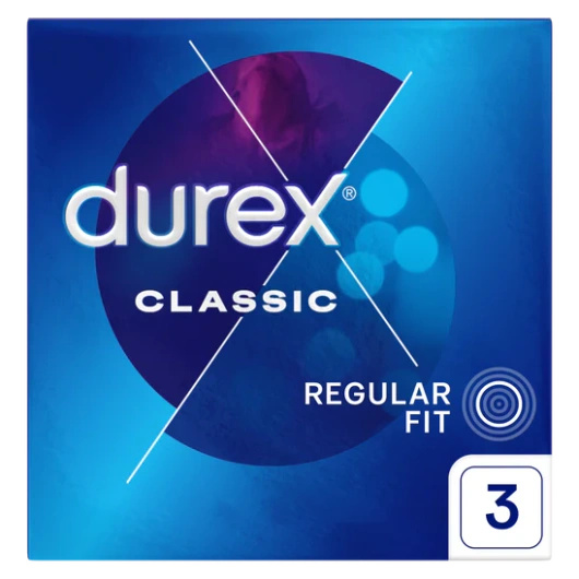 Durex Classic Prezerwatywy, 3 sztuki