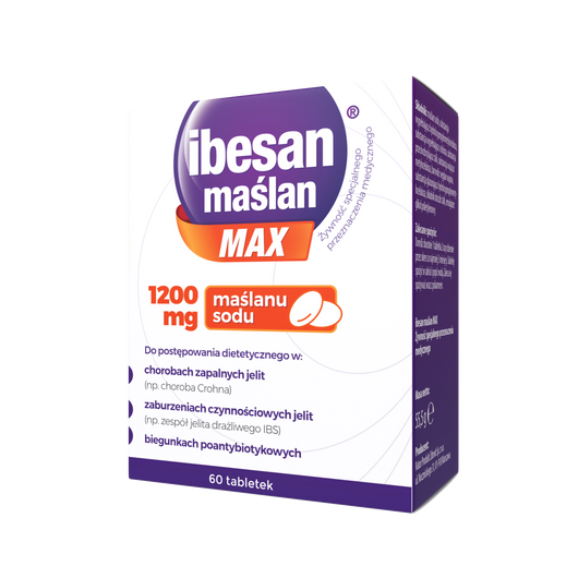 Ibesan Maślan Max, 60 tabletek o spowolnionym uwalnianiu