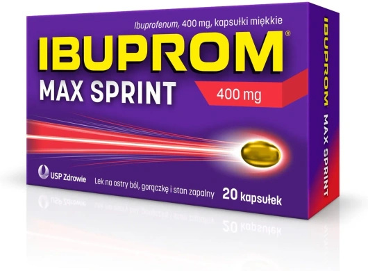 IBUPROM MAX SPRINT 400 mg x 20 kapsułek miękkich