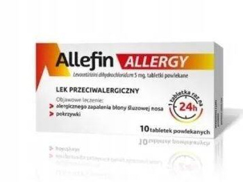 Allefin Allergy tabletki powlekane 5mg x 10 sztuk