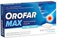 OROFAR MAX, 30 pastylek do ssania