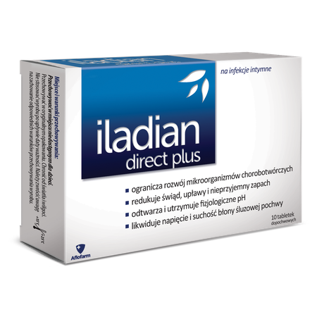 ILADIAN DIRECT PLUS x 10 tabletek dopochwowych