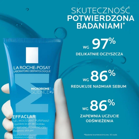 LA ROCHE-POSAY Effaclar Żel oczyszczający, 200ml