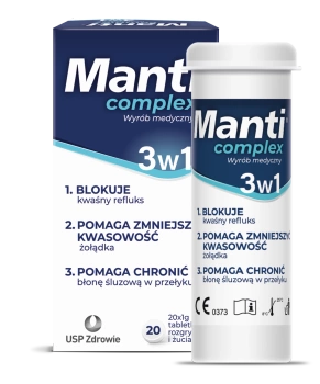 Manti Complex, 20 tabletek do rozgryzania i żucia