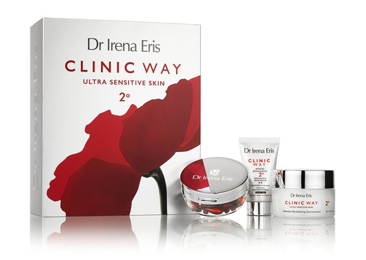 CLINIC WAY 2° Krem na dzień 50ml + Krem na noc 30ml + Dermokapsułki x 30 sztuk