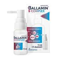 Ballamin B Complex Witamina B1, B6, B12, 15 ml