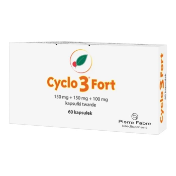 Cyclo 3 Fort 150+150+100mg, 60 kapsułek
