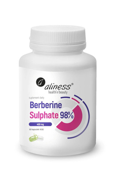 Aliness Berberine Sulphate 98% 400 mg, 60 kapsułek
