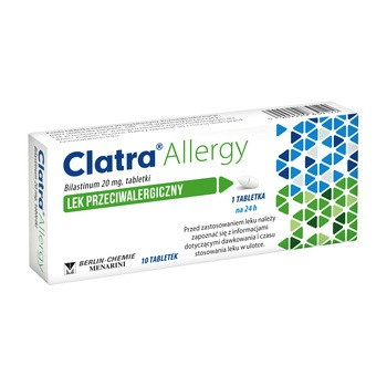 Clatra Allergy 20 mg, 10 tabletek