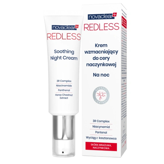 NOVACLEAR REDLESS Krem do cery naczyniowej na noc, 50ml