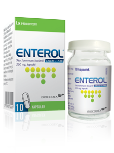 ENTEROL 250mg,  10 kapsułek