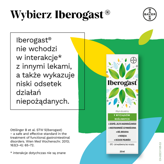 Iberogast Krople doustne, 20 ml 