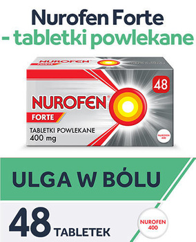 NUROFEN FORTE  48 tabletek powlekanych