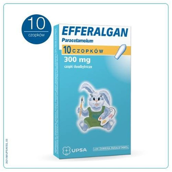 EFFERALGAN 300 mg x 10 czopków