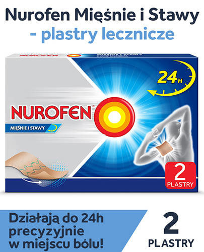 NUROFEN MIĘŚNIE I STAWY plastry lecznicze x 2 sztuki 