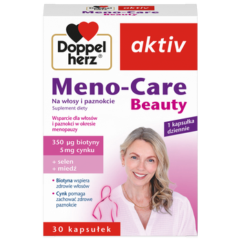 Doppelherz® aktiv Meno-Care Beauty na włosy i paznokcie, 30 tabletek