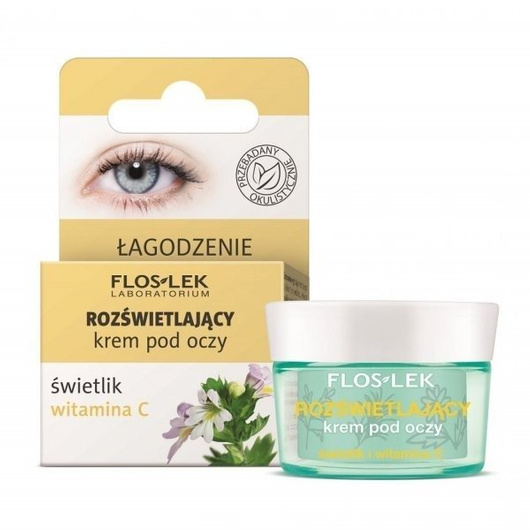 FLOS-LEK Rozświetlający krem pod oczy 15ml