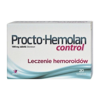 PROCTO-HEMOLAN CONTROL 1000 mg x 20 tabletek