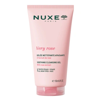 NUXE Very Rose Gelée Nettoyante Apaisante Łagodny żel do mycia twarzy i oczu, 150 ml