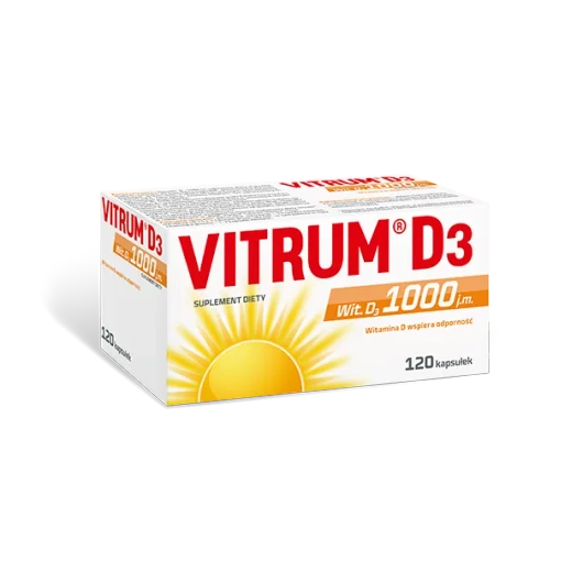 Vitrum D3 1000, 120 kapsułek