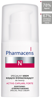 PHARMACERIS N ACTIVE-CAPILARIL SPECJALNY KREM KOJĄCO-WZMACNIAJĄCY do twarzy 30ml