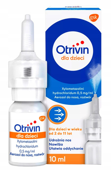 OTRIVIN dla dzieci 0,5 mg/ml aerozol do nosa 10 ml