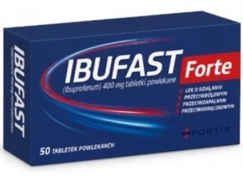 Ibufast Forte 400 mg, 50 tabletek powlekanych