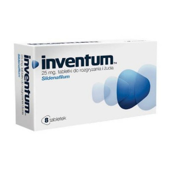 Inventum tabletki do rozgryzania i żucia 25mg, 8 sztuk