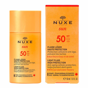 Nuxe Sun Krem Lekki SPF50 do twarzy, 50ml