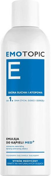 EMOTOPIC MED+ Emulsja do kąpieli do codziennego stosowania, 400 ml