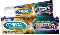 Corega Power Max Supreme All-In 1 Krem mocujący do protez, 40 g