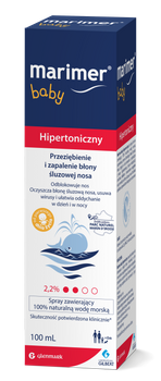 MARIMER BABY HIPERTONICZNY spray do nosa 100ml