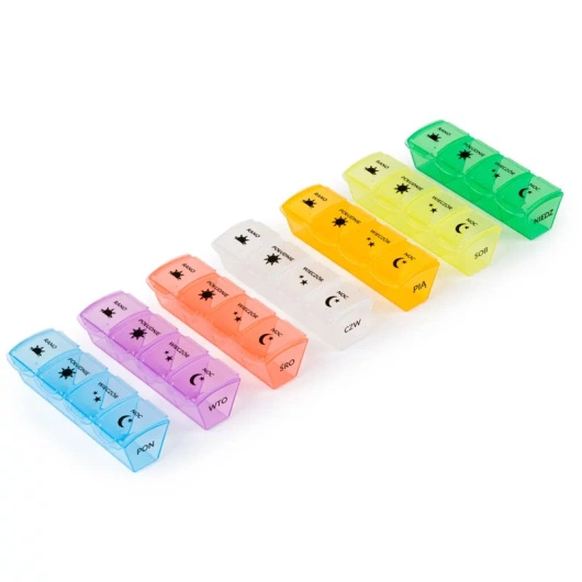 Balanssen Organizer tygodniowy na leki, 4 pory dnia