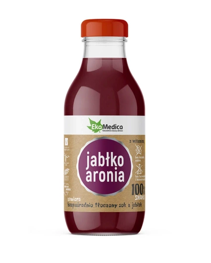 EkaMedica Sok jabłkowy z dodatkiem aronii, 300 ml