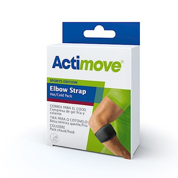 ACTIMOVE SPORTS Opaska na łokieć z kompresem żelowym, regulowana, rozmiar uniwersalny x 1 sztuka