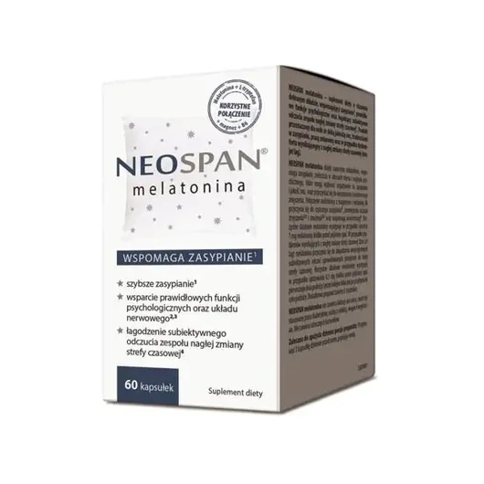 Neospan Melatonina,60 kapsułek
