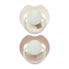 Lovi Prime Smoczek silikonowy dynamiczny 18m+ Ivory Glow/Blush Glow, 2 sztuki
