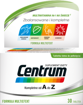 CENTRUM kompletne od A do Z, 30 tabletek