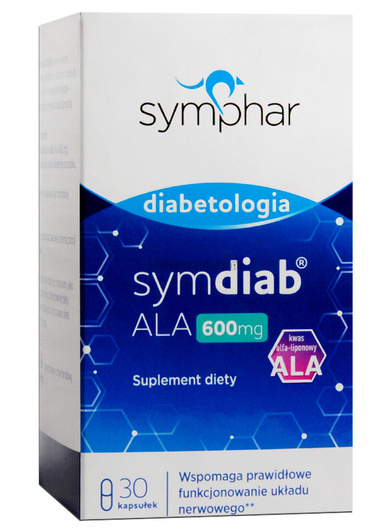 Symdiab ALA 600mg, 30 kapsułek 