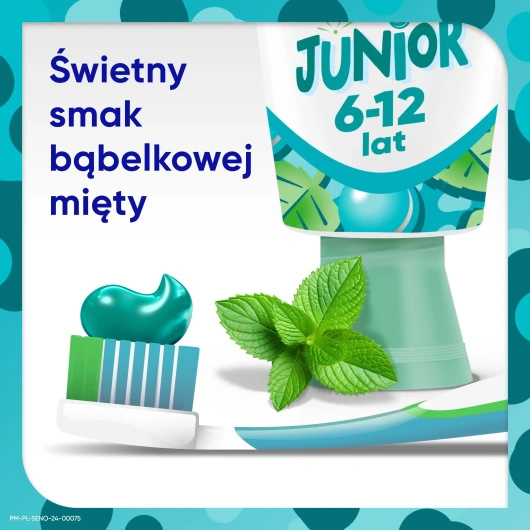 Sensodyne Proszkliwo Junior Pasta do zębów 6-12 lat, 75 ml