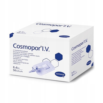 Cosmopor IV Opatrunek jałowy 6 x 8 cm, 50 sztuk